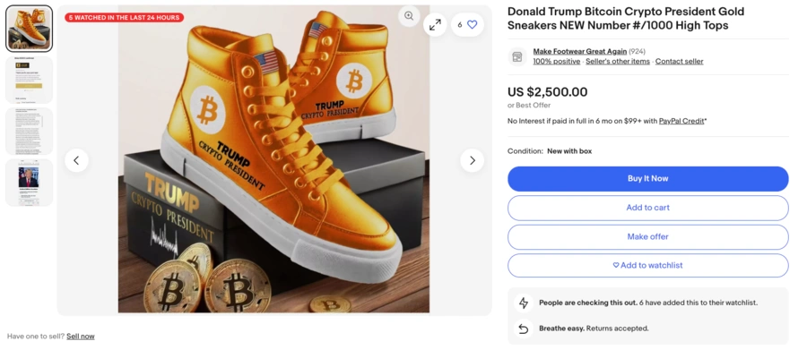 Trump-lançou-uma-linha-de-tênis-com-criptomoedas-oficiais