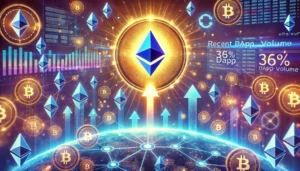 Volume de DApps Ethereum sobe 36% em uma semana