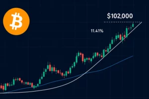 Bitcoin mantém-se acima dos 90 000 dólares e deve ultrapassar os 102 000 dólares em meio a tendências positivas do mercado