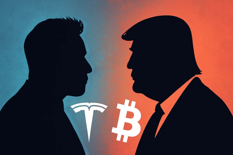 A disputa pública entre Trump e Musk abala os mercados tradicionais e de criptomoedas